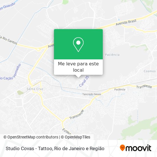 Studio Covas - Tattoo mapa