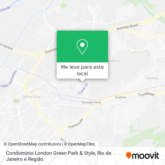 Condominio London Green Park & Style mapa
