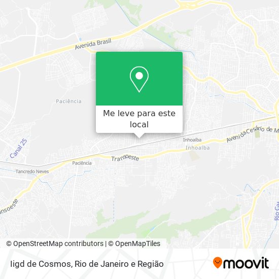 Iigd de Cosmos mapa