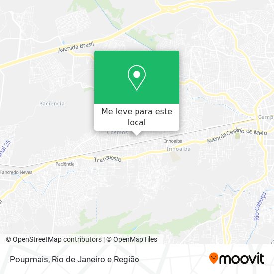 Poupmais mapa