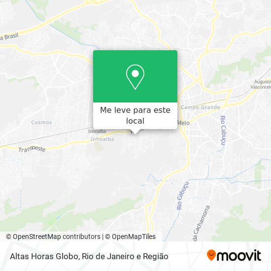 Altas Horas Globo mapa