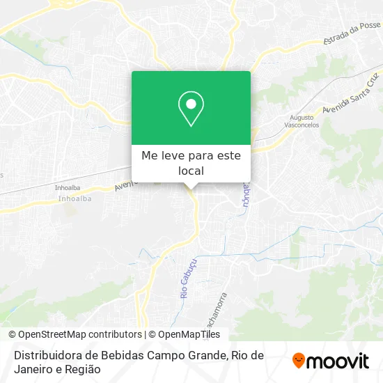 Distribuidora de Bebidas Campo Grande mapa