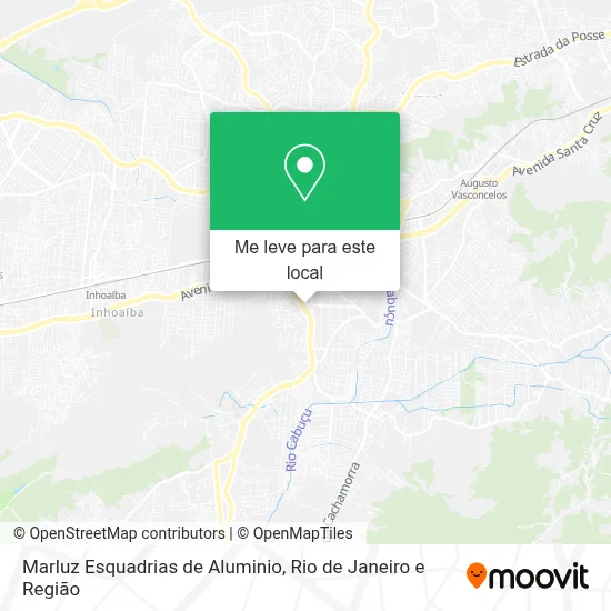 Marluz Esquadrias de Aluminio mapa
