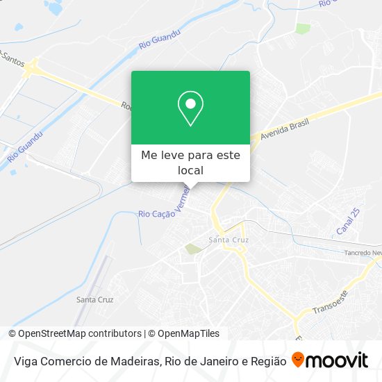 Viga Comercio de Madeiras mapa