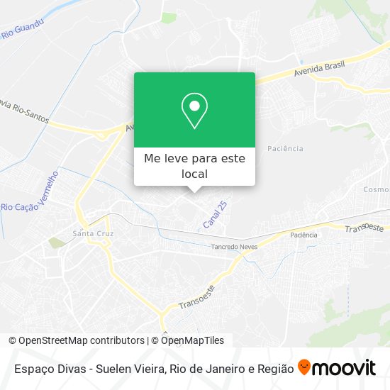 Espaço Divas - Suelen Vieira mapa