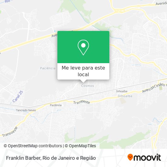 Franklin Barber mapa