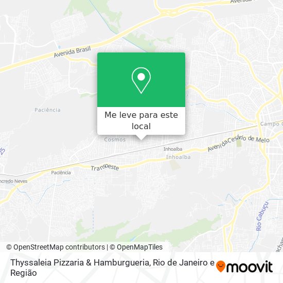 Thyssaleia Pizzaria & Hamburgueria mapa