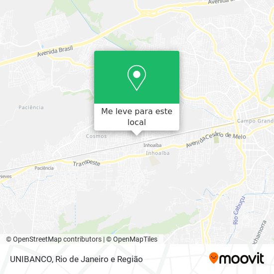 UNIBANCO mapa