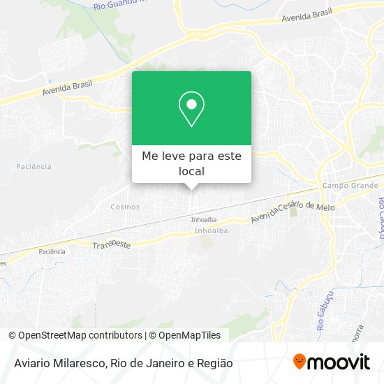 Aviario Milaresco mapa