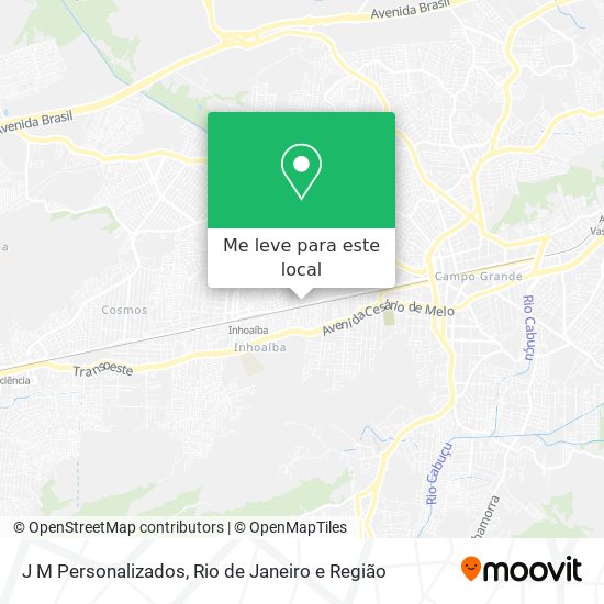 J M Personalizados mapa