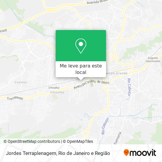 Jordes Terraplenagem mapa