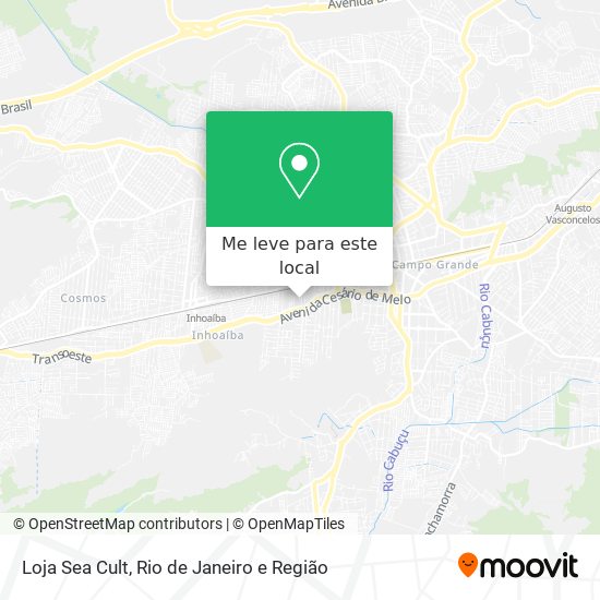 Loja Sea Cult mapa