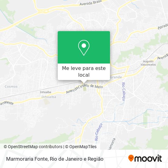 Marmoraria Fonte mapa