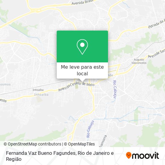Fernanda Vaz Bueno Fagundes mapa