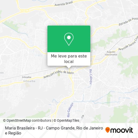 Maria Brasileira - RJ - Campo Grande mapa