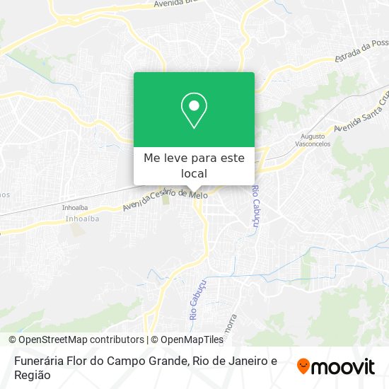 Funerária Flor do Campo Grande mapa