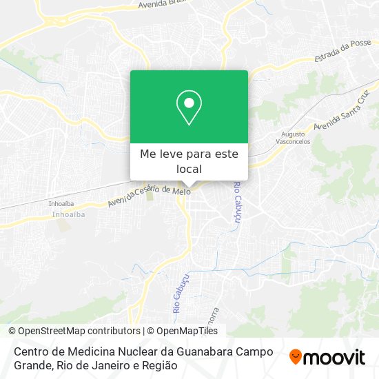 Centro de Medicina Nuclear da Guanabara Campo Grande mapa