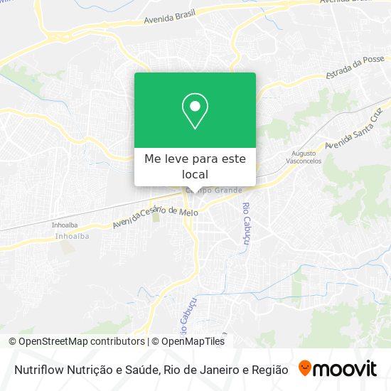 Nutriflow Nutrição e Saúde mapa