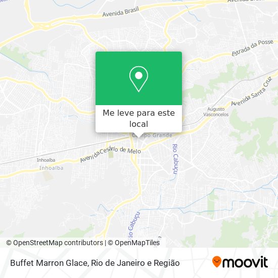 Buffet Marron Glace mapa
