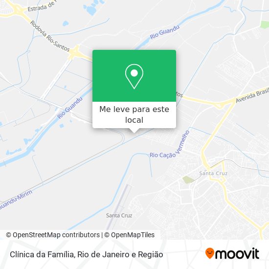Clínica da Família mapa
