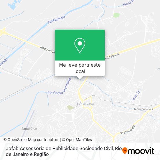 Jofab Assessoria de Publicidade Sociedade Civil mapa