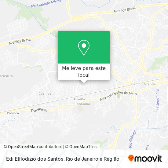 Edi Elflodizio dos Santos mapa