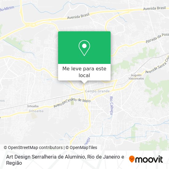 Art Design Serralheria de Alumínio mapa