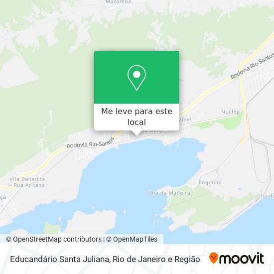 Educandário Santa Juliana mapa
