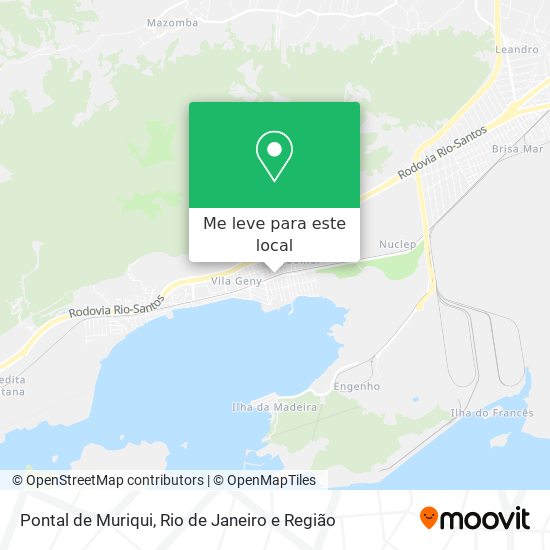 Pontal de Muriqui mapa