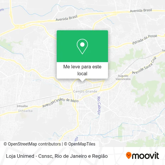 Loja Unimed - Csnsc mapa