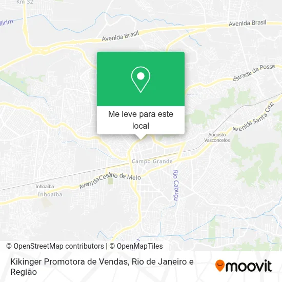 Kikinger Promotora de Vendas mapa