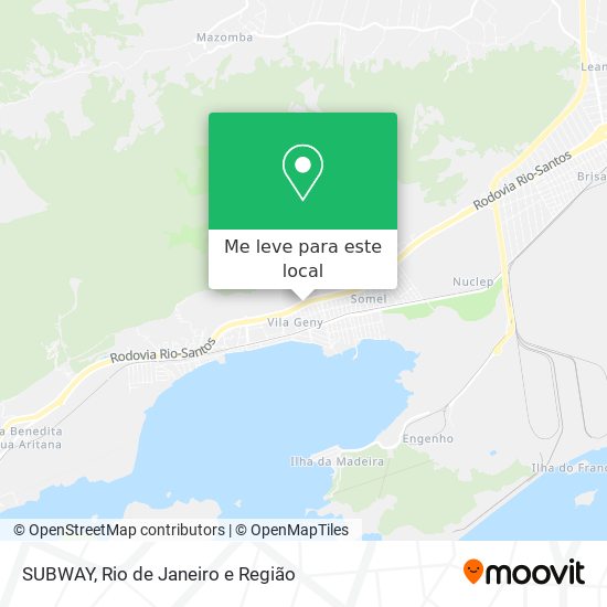 SUBWAY mapa