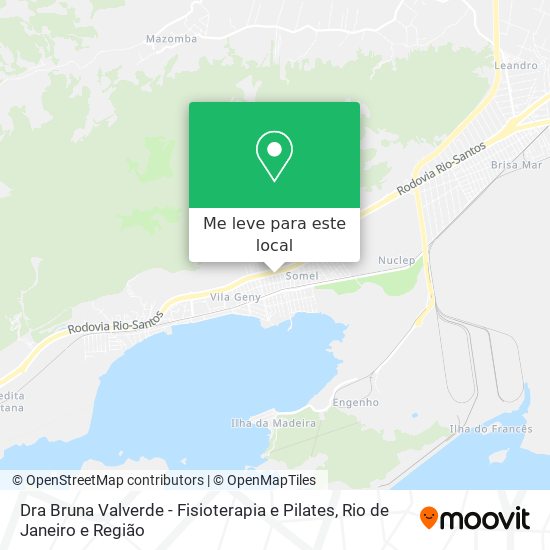 Dra Bruna Valverde - Fisioterapia e Pilates mapa