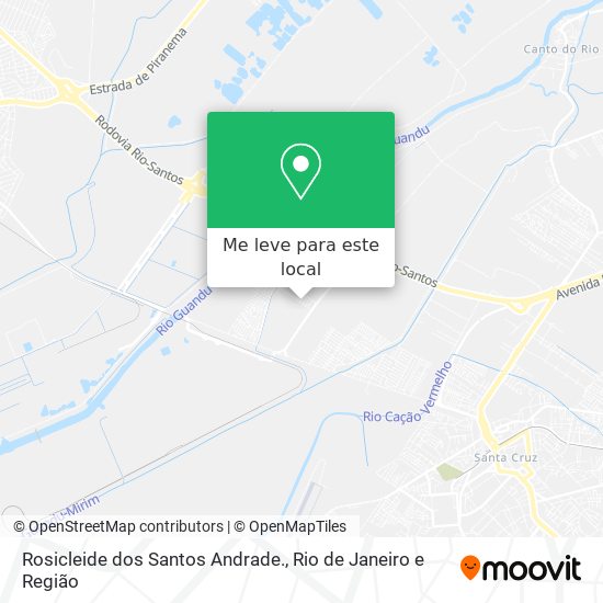 Rosicleide dos Santos Andrade. mapa