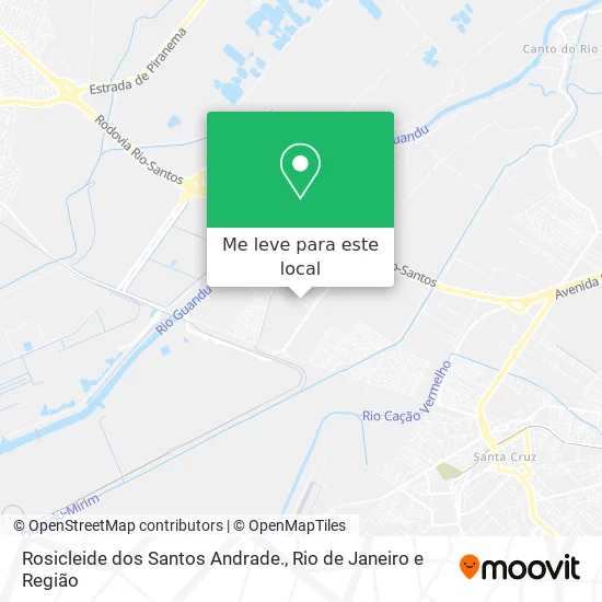 Rosicleide dos Santos Andrade. mapa