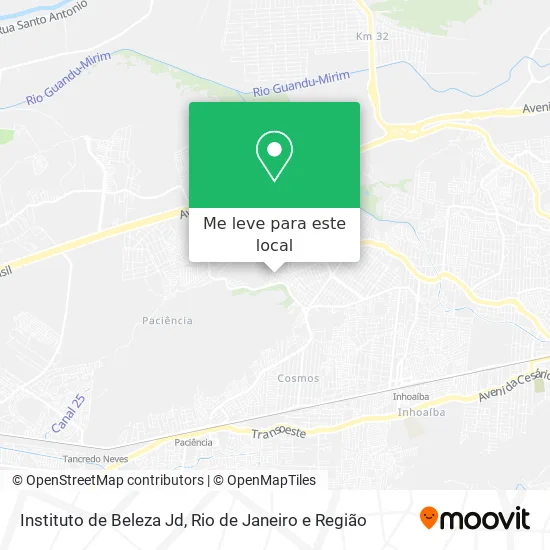 Instituto de Beleza Jd mapa