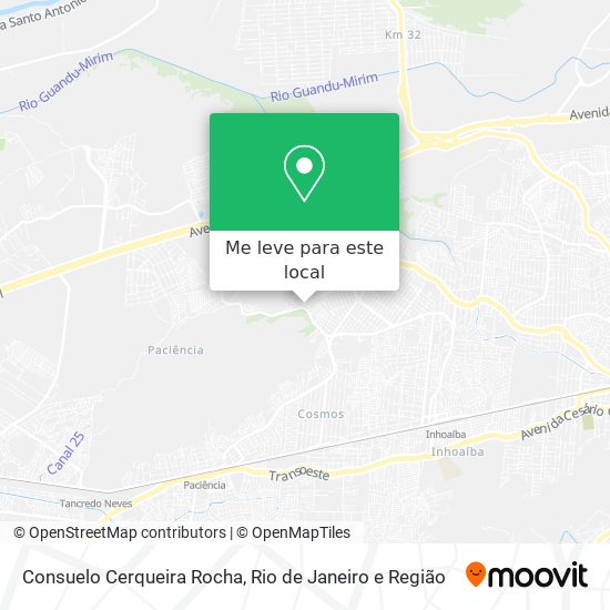 Consuelo Cerqueira Rocha mapa