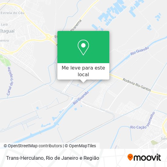 Trans-Herculano mapa