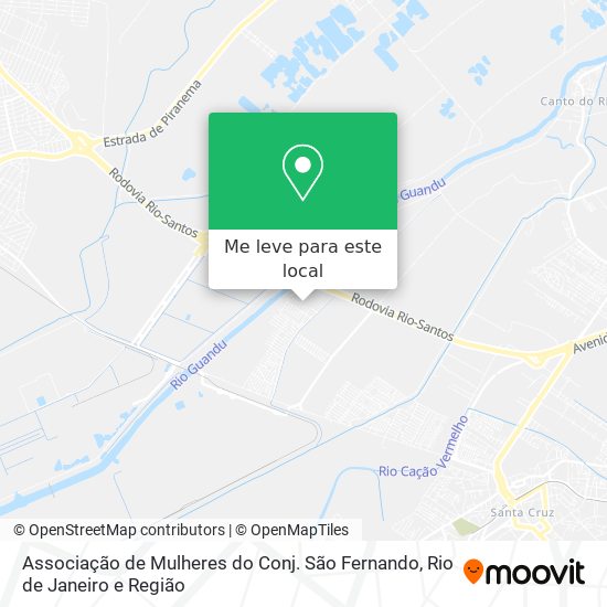 Associação de Mulheres do Conj. São Fernando mapa