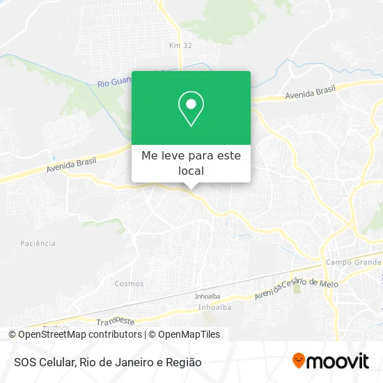 SOS Celular mapa