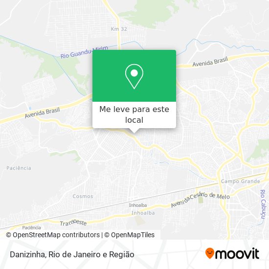 Danizinha mapa