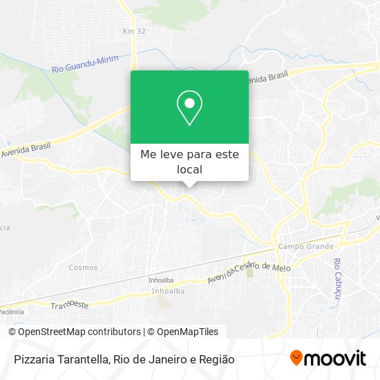Pizzaria Tarantella mapa