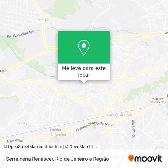 Serralheria Renascer mapa