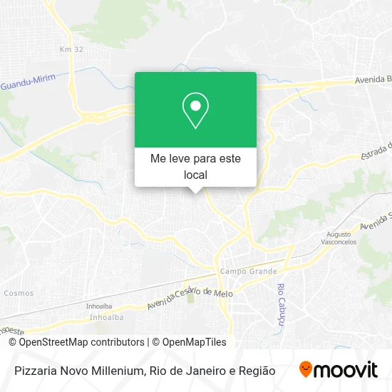 Pizzaria Novo Millenium mapa