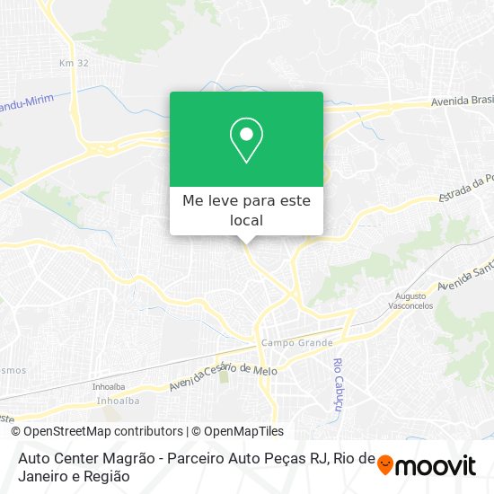 Auto Center Magrão - Parceiro Auto Peças RJ mapa
