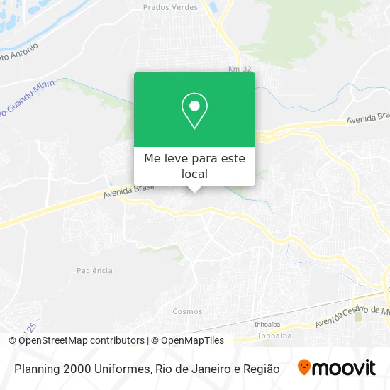 Planning 2000 Uniformes mapa