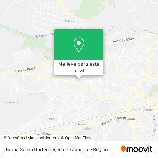 Bruno Souza Bartender mapa