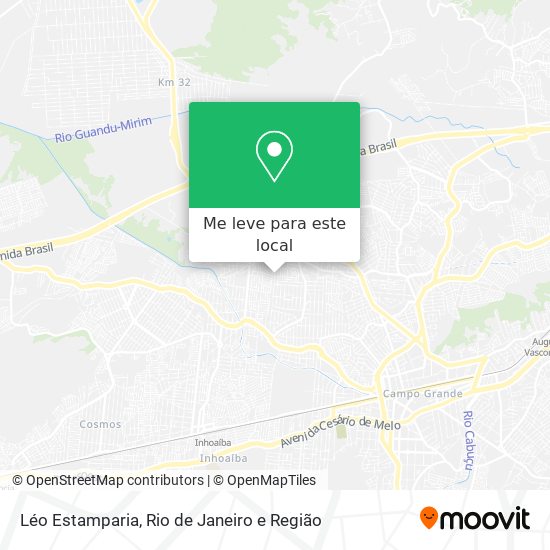 Léo Estamparia mapa