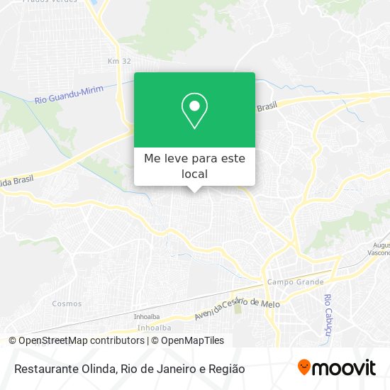 Restaurante Olinda mapa