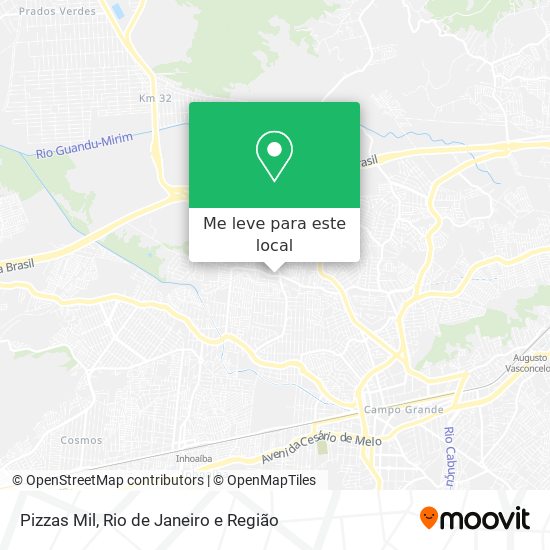 Pizzas Mil mapa